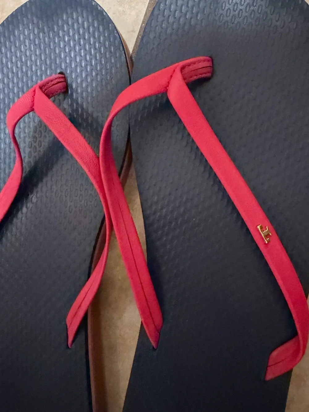 Tory Burch flip flops size 9